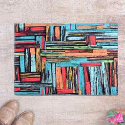 ROMEE Multicoloured Printed Anti-Skid Doormat-15