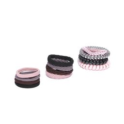 Jewels Galaxy Women Set of 12 Ponytail Holders-34