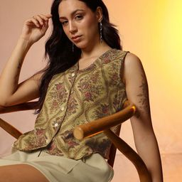 CORSICA Floral Print Vest Top-image-62