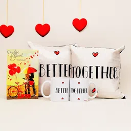 Archies Love Gifts Valentines Day Special Mug & Cushion with Greeting Card-image-33