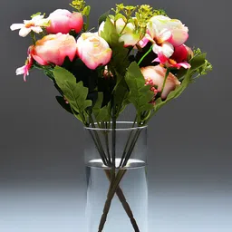 Archies Pink Rose Flower Sticks-image-59