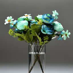Archies Blue Rose Flower Sticks-image-91