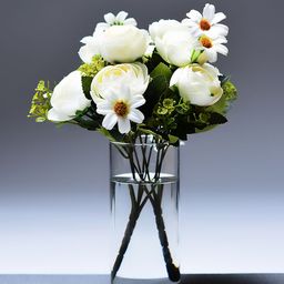 Archies White Rose Flower Sticks-image-9