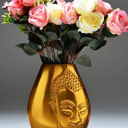 Archies Yellow & Pink Rose Flower Sticks-image-12