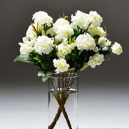 Archies White Carnation Flower Sticks-image-37