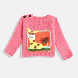 CHUTPUT Kids Conversational Crochet Woollen Pullover-25