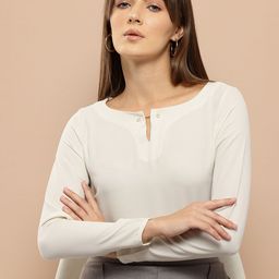 her by invictus Keyhole Neck Top-image-19