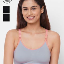 Inner Sense Pack of 3 Solid Non-Wired Non Padded Maternity Sustainable Bra IMB004E_4E_4B-picture-8
