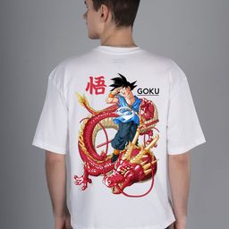PRONK Men Graphic Goku Printed Round Neck T-shirt-image-69