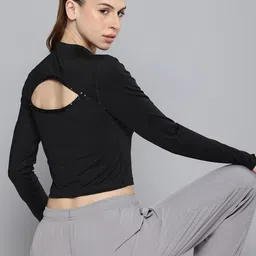 Puma INTERGALACTIC DryCell Long Sleeve Cut Out Training Crop Top-image-32