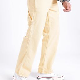 glitchez Men Soft Neutral Relaxed Fit Cargo Jeans-image-23