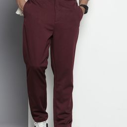 The Indian Garage Co. Men Relaxed Fit Regular Trousers-image-30