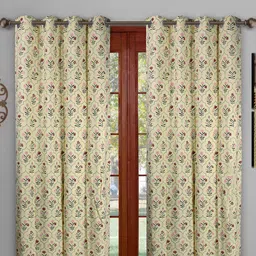 Dekor World Multicoloured Set of 2 Window Curtain-11