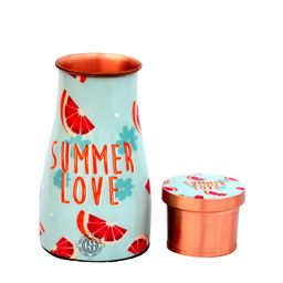 DSH Crafting Your Curiosity Blue & Red Tropical Regular Water Bottle 950 ml-image-93