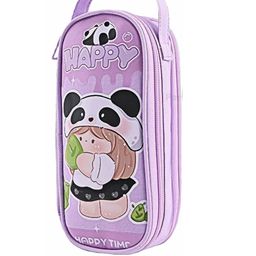 YK Self Design Cute Panda Pen Cases Stationery-36