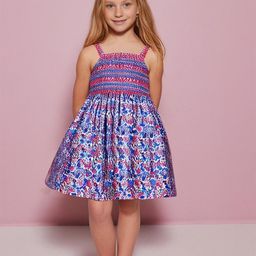 Cherry Crumble Floral Print Fit & Flare Dress-21