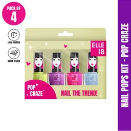 ELLE 18 Long Lasting & Quick Drying Nail Pop Kit - Pop Craze-picture-26