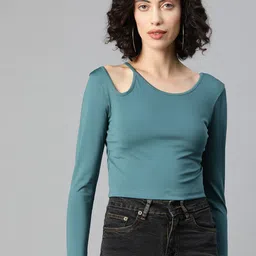 Popnetic Solid Crop Top-image-84