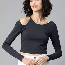 Popnetic Solid Crop Top-image-83