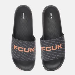 FCUK Men Brand-Logo Print Sliders-picture-10