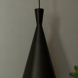 MFD HOME FURNISHING Black & Gold-Toned Solid Quirky Hanging Light-39