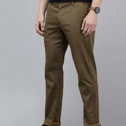 Arrow Men Printed Bronson Slim Fit Low-Rise Trousers-image-64