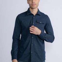 Petrol Opaque Casual Shirt-image-48