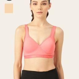 Lady Lyka Pack of 2 Full Coverage Lightly Padded Workout Bra PROVOGUE-PCH-SKN-image-67