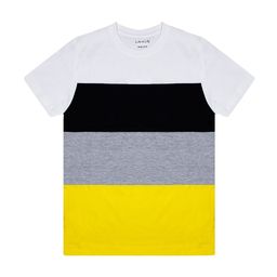 Luke & Lilly Boys Multicoloured Colourblocked Round Neck T-shirt-image-46