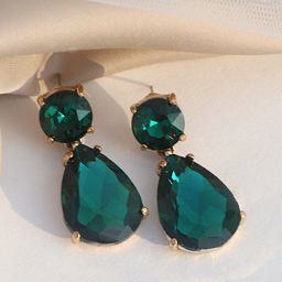JOKER & WITCH Green Contemporary Drop Earrings-image-43