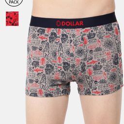 Dollar Bigboss Men Pack of 2 Assorted Combed Cotton Trendy Trunks MDTR-05-PO2-CO3-picture-53