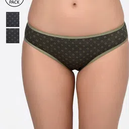 Bodycare Women Pack Of 6 Assorted Hipster Briefs-8552B-picture-43