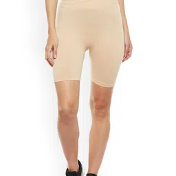 C9 AIRWEAR Women Beige Solid Regular Fit Sports Shorts-image-28