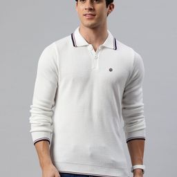 Pierre Carlo Men Polo Neck Pullover-image-70