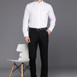 Raymond Pure Cotton Slim Fit Printed Formal Shirt-image-43