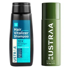 Ustraa Men Set of O.G. Deodorant Body Spray 150 ml + Hair Vitalizer Shampoo 250 ml-16