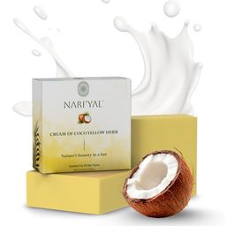 NARIYAL Cream Of Coco Yellow Herb Soap- 50 g-30