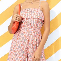 DressBerry Striped Dilemma Floral Layered Playsuit-picture-56