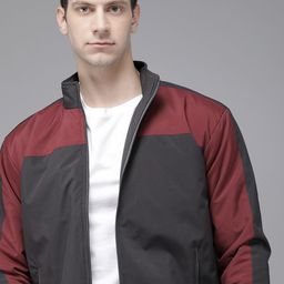 VOXATI Men Colourblocked Sporty Jacket-picture-27
