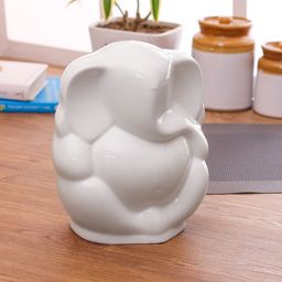 Clay Craft White Ganesha Showpiece-image-28