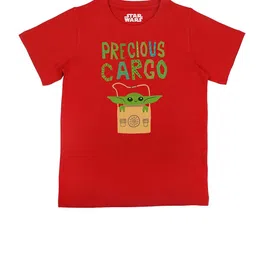 Star Wars by Wear Your Mind Boys Red Printed Pure Cotton T-shirt-image-68