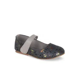 In Fashion By Solly Dolly Girls Grey Woven Design Ballerinas-image-62