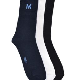 MARC Men Pack of 3 Multicoloured Calf-Length Socks-58