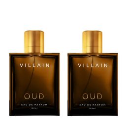 VILLAIN Men Set of 2 Oud Long Lasting Eau De Parfum - 100 ml Each-1