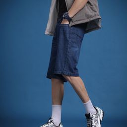 The Roadster Life Co. Men Mid-Rise Pure Cotton Relaxed Fit Jorts-image-0