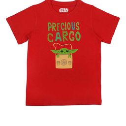 Star Wars by Wear Your Mind Boys Red Typography Printed Pure Cotton T-shirt-image-62