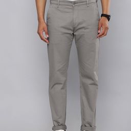Levis Men Tapered Fit Textured Chinos Trousers-image-86