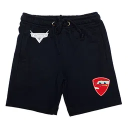 Disney by Wear Your Mind Boys Navy Blue Solid Regular Fit Regular Shorts-picture-9