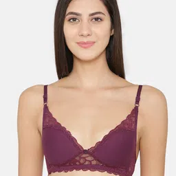 ABELINO Purple Lace Non-Wired Non Padded T-shirt Bra 5104PURPLE01a-image-2