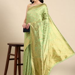 MOHEY Ethnic Motifs Woven Design Zari Saree-image-76